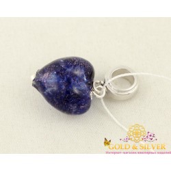 Серебряный подвес 925 проба. Подвес для наборного браслета, подходит для браслетов Пандора (Pandora). 13028